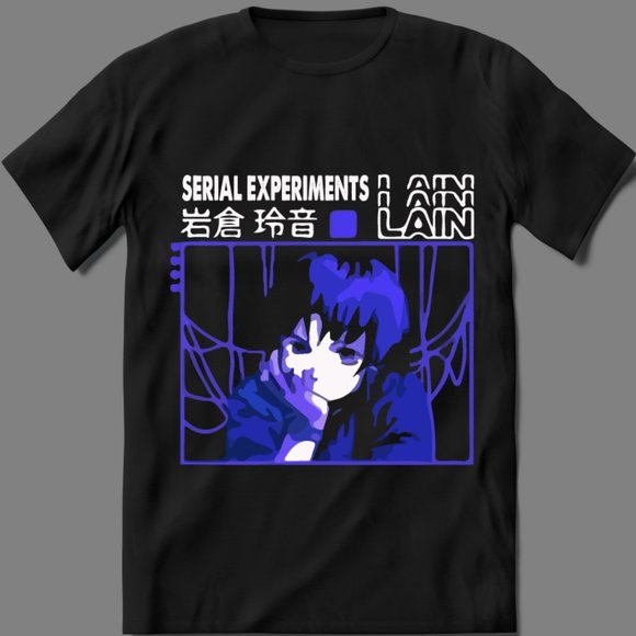ANIME EXPERIMENTS LAIN QUALITY SHIRT - Picture 1 of 1